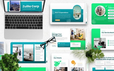 Zuilla — korporacyjne szablony Googleslide