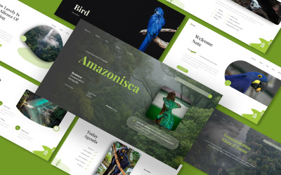 Flora And Fauna Amazonisca Keynote Template
