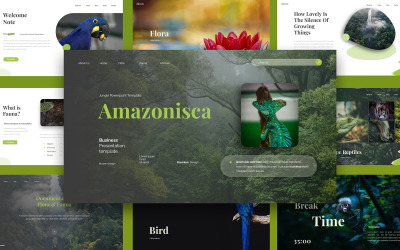 Flora und Fauna Amazonisca Keynote-Vorlage