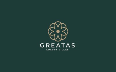 Modèle de logo Greatness Brand Pro