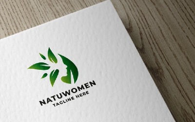 Plantilla de logotipo Nature Women Pro