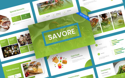 Savore Food Culinary Keynote Template