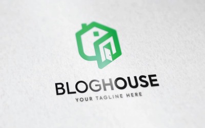 Blog House Logo ou House Chat Logo