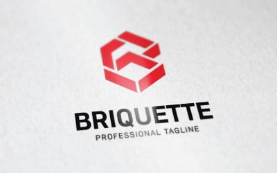 Logotipo da letra B Logotipo da Briquette