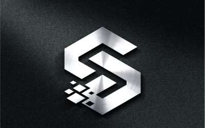 Logotipo del monograma de la letra SD o logotipo de la letra SD