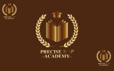 Шаблон логотипу Precise SMP Academy