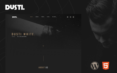 Dusti - Portfolio multifunctionele moderne Wordpress-sjabloon