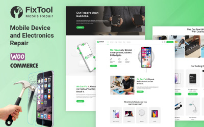 Fixtools - тема WooCommerce для електроніки, мобільних пристроїв і ремонту
