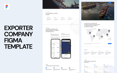 İhracatçı Firma Figma Şablonu
