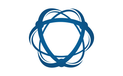 Atom Science Technology Logo Template