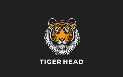 Création de logo graphique tête de tigre