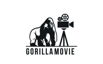 Disegno grafico del logo del film Gorilla