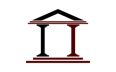 Stavební zákon spravedlnosti Logo šablona