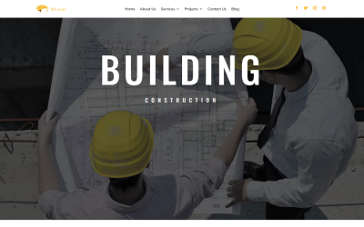 Tema de WordPress para construcción de edificios Brixel