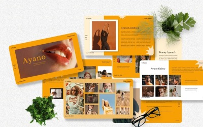 Ayano – Divat Keynote sablon