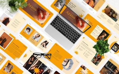 Ayano - divat Powerpoint sablon