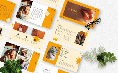 Ayano – divatos Googleslide sablon