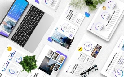 Bfone – Neumorphic Keynote Template