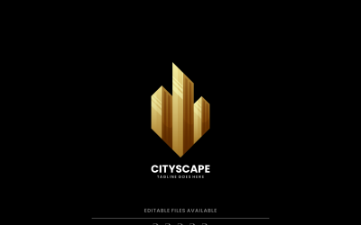 Cityscape luxe logo-stijl