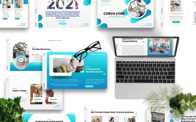 Corva – корпоративний шаблон Googleslide