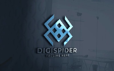 Digital Spider Pro Logo Template