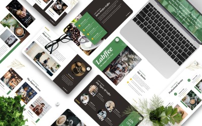 Labffe - Kavárna Googleslide Šablona