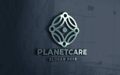 Plantilla de logotipo Planet Care Pro