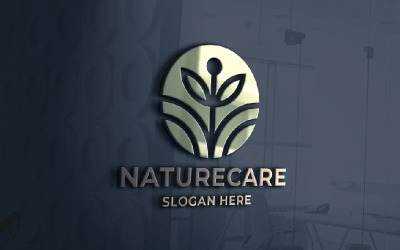 Шаблон логотипу Nature Care Pro