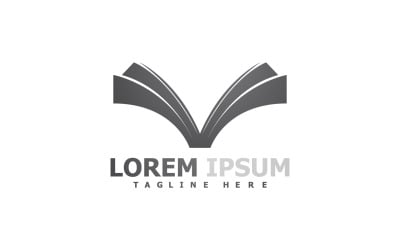 Education Logo Template vector icon illustration design v1