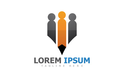 Education Logo Template vector icon illustration design v2