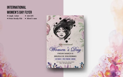 Women&#039;s Day Party Invitation Flyer