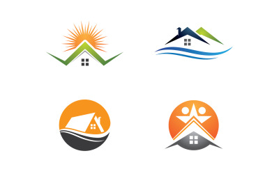 Home sell,property ,building logo vector v27