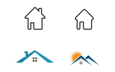 Home sell,property ,building logo vector v28