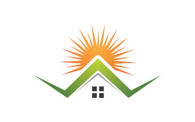 Home sell,property ,building logo vector v7