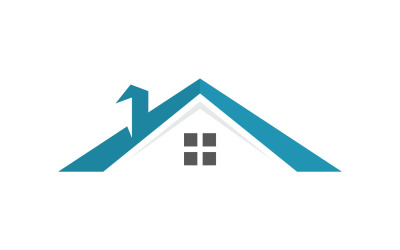 Prodej domů, nemovitostí, logo budovy vector v9