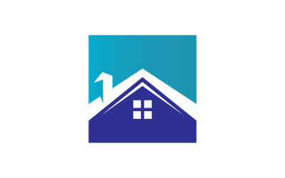 Vendita casa, proprietà, edificio logo vettoriale v25