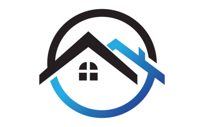 Venta de casa, propiedad, edificio logo vector v63