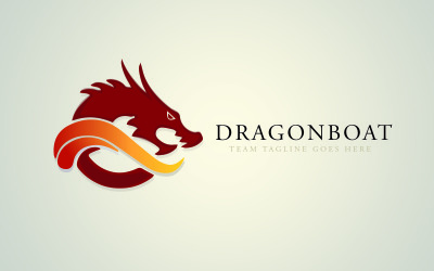 Das Branding-Drachenboot-Logo