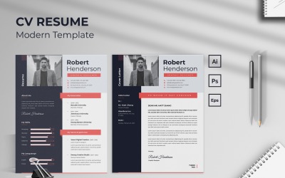 Modern Graphic Designer CV Resume