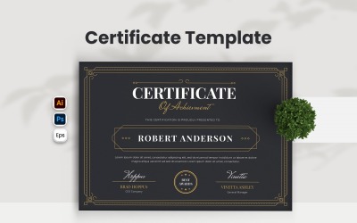 Simple Vintage Certificate