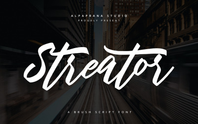 Streator - Carattere di script moderno