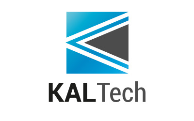 Design de logotipo comercial da letra K