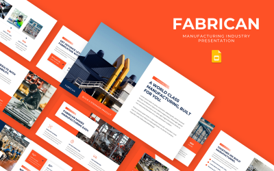 Fabrican - Google Slide da Indústria de Manufatura