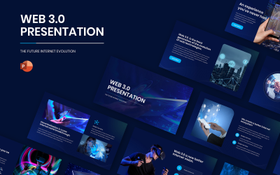 WEB 3.0 PowerPoint-presentatiesjabloon