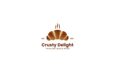 Croissant Gradient Logo Style