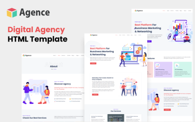 Agence - Digital Agency BootStrap 5 Html-sjabloon
