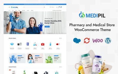 Medipil - WooCommerce-Theme für Apotheken und medizinische Geschäfte