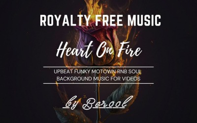 Heart On Fire - Upbeat Funky Motown RnB Soul Música de stock