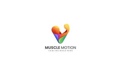 Logo mit Muskelbewegungsverlauf