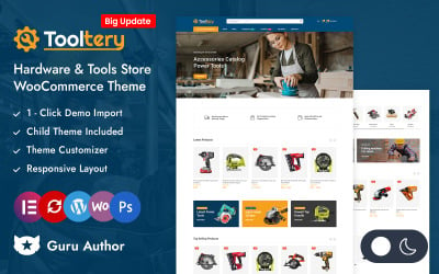 Tooltery - Tools, Hardware &amp;amp; AutoParts Elementor WooCommerce Responsive Theme